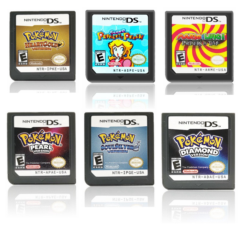 Ds 三维S NDSi NDS Lite การ์ดเกม DS การ์ดเกม Pokemon Gold Heart Gintama