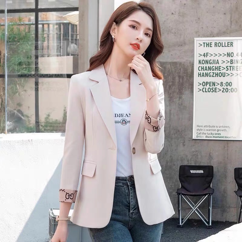 🔥🔥สิ่งค้าส่งจากไทย เสื้อสูทงานเกาหลี เเขนยาว ผ้าดี พร้อมส่ง-821