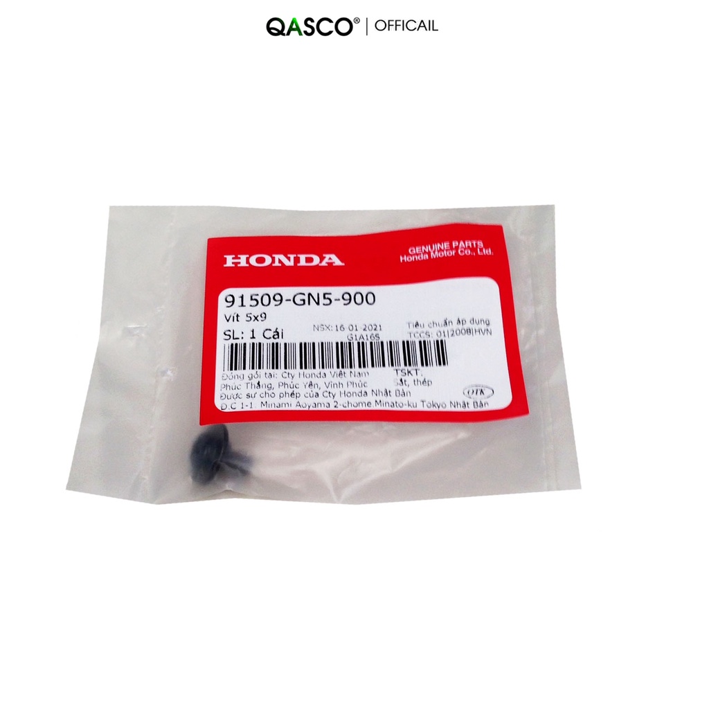 สกรู HONDA ขนาด 5x9 QA(991509GN5900) _(959)