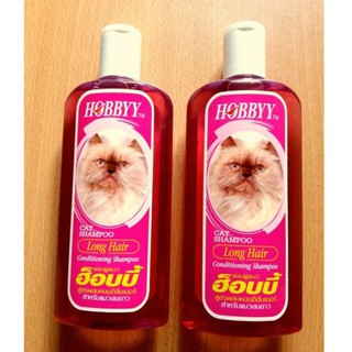 Hobbyy tm cat shampoo for long hair 500 ml. 2 unit