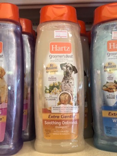 Hartz soothing oatmeal (532ml.)แชมพูสูตรอ่อนโยนพิเศษ