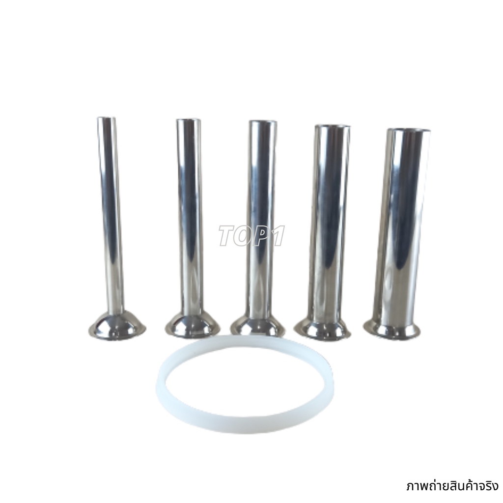 เครื่องอัดไส้กรอก เครื่องอัดไส้อั่ว หมูยอ กุนเชียง 3ลิตร สแตนเลสแท้  เครื่องยัดไส้กรอก เแบบมือหมุน พร้อมกรวยอัด 5ไซส์