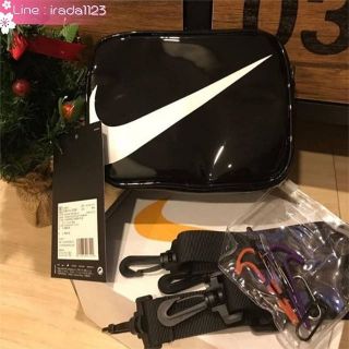 Nike Miniwoosh PVC shoulder bag ของแท้ ราคาถูก