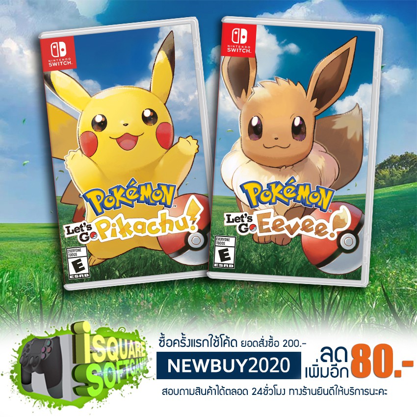 Nintendo Switch POKEMON Let's Go Pikachu / Let's Go Eevee