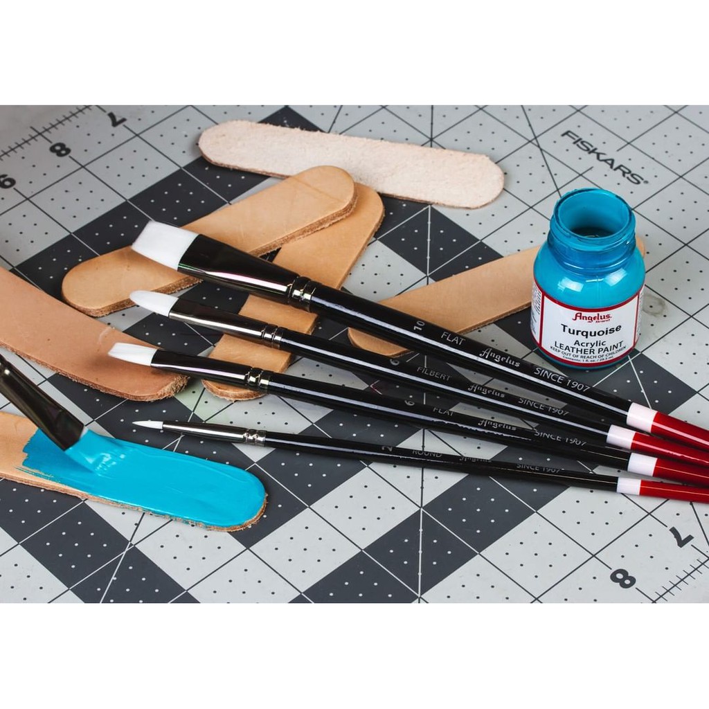 Angelus Paint Brush Set (ชุดพู่กัน), Angelus Micro Paint Brush set, Angelus Brush Cleaner