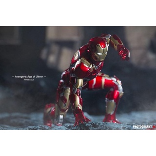 Iron Man Comicave(แท้) 1/12 Mark43  MK43 LED Alloy Diecast Action Figure 15 cm