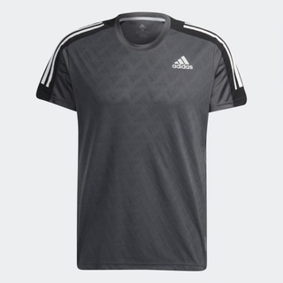 Adidas เสื้อแขนสั้น Own The Run 3-Stripes Running Tee ( H36452 )