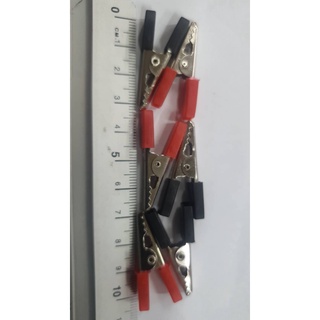 ปากคีบจระเข้เล็ก (บรรจุ6ตัว) Alligator Clip Battery Clip