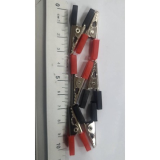 ปากคีบจระเข้เล็ก (บรรจุ6ตัว) Alligator Clip Battery Clip