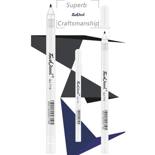 ปากกามาร์กเกอร์ กันน้ํา สีขาว ขนาด 0.8 มม. อุปกรณ์เครื่องเขียน สําหรับนักเรียน