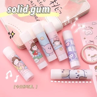กาวแท่งพกพา กาว กาวหลอด glue stick กาวสองหน้า การ์ตูน เกาหลี ใช้ง่าย อุปกรณ์การเรียน ของแจก กาวน้ำใส