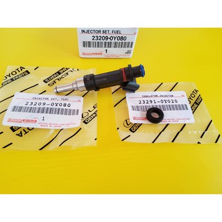 หัวฉีด VIOS 14(2NR)/FBE Dual VVTi 10 รู สีดำ (23291-0Y020)#23209-0Y080********รับประกันสินค้า ไม่พอใจยินดีคืนเงิน*******