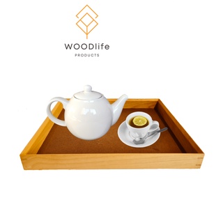 ถาดไม้วางสิ่งของอเนกประสงค์ ผลิตภัณฑ์ถาดไม้แท้ 100% WOODlife