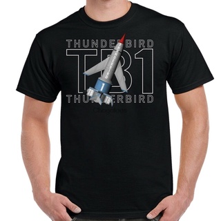 T-shirt  ส่งเร็ว เสื้อยืดลําลอง ผ้าฝ้าย พิมพ์ลาย Thunder Bird 1 แฟชั่นสําหรับผู้ชายS-5XL