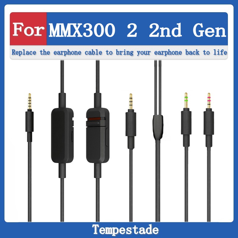 สายเคเบิลอะแดปเตอร์หูฟัง แบบเปลี่ยน สําหรับ beyerdynamic MMX300 2 2nd Gen