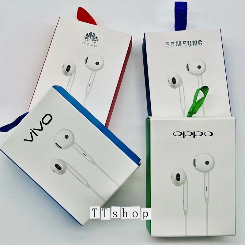 หูฟังหูฟัง3.5mm เสียงดี หูฟังไมโครโฟนoppo/vivo