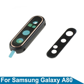 เลนส์กล้องด้านหลัง พร้อมกรอบกาว แบบเปลี่ยน สําหรับ Samsung Galaxy A80 A805F