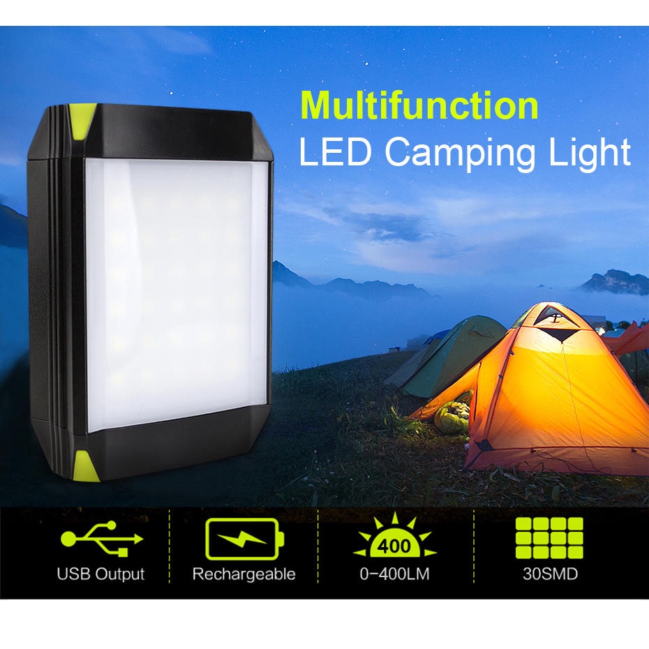 Hot StockFlasher Mobile Power Bank Flashlight USB Port Camping Tent ...