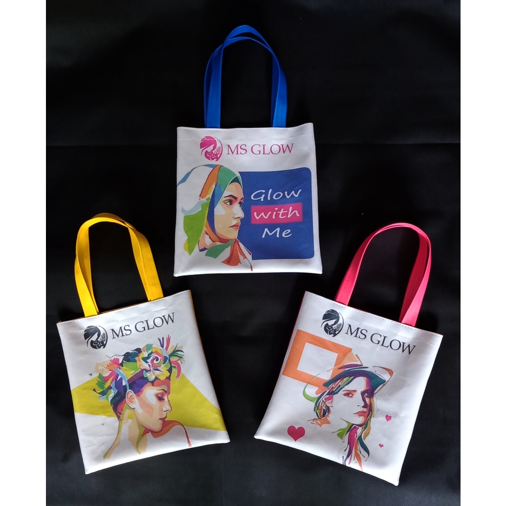 MS GLOW BAG / MS GLOW TOTE BAG / MS GLOW PRINTING POUCH / DRW SKINCARE BAG / DRW SKINCARE TOTE BAG