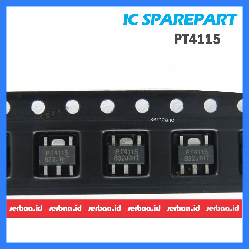 PT4115 SOT-89 PT 4115 30v DC Step Down ไดร์เวอร์ LED กระแสไฟคงที่