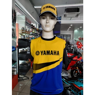 เสื้อยืด คอกลม ลาย YAMAHA