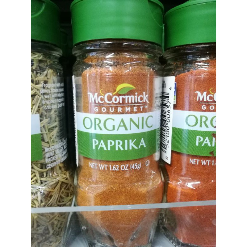 ปาปริก้าป่น ออร์แกนิค 100% McCormick100% Organic paprika 45 g.