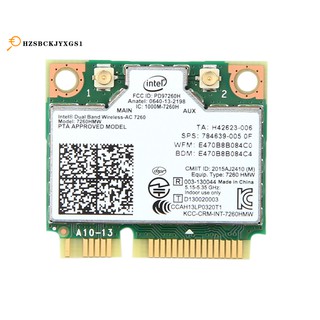 อะแดปเตอร์ไร้สาย AC1200 Dual Band Intel 7260 7260HMW AC MINI…