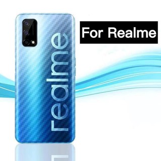 ส่งจากกรุงเทพ เก็บเงินปลายทาง ฟิล์มหลัง For Realme C12.C17.C15 7i.7Pro ฟิล์มหลังลายเคฟล่า กันน้ำกันเหงื่อ กันรอยขีดข่วน