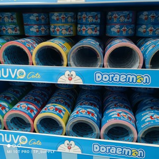 เทปผ้านูโว เทปกาวผ้านูโว เทปผ้าNUVO คอลเลคชั่นโดเรมอน Doraemon ขนาด 1.5นิ้ว 2นิ้ว Cloth Tape