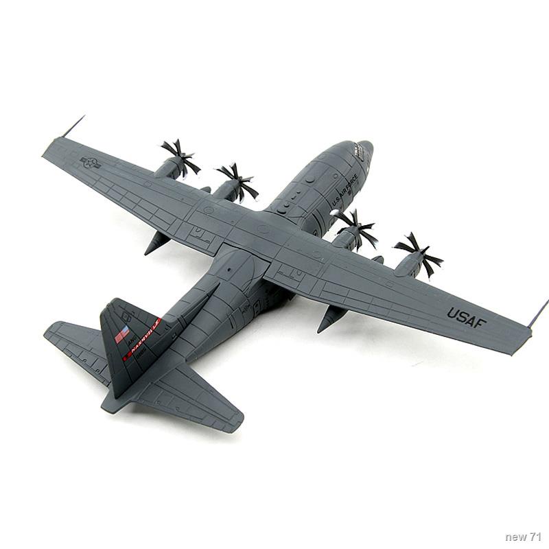 ของสะสม JASON TUTU 1200 Diecast Airplane Model American AC 130 Attack ...
