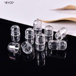 Byce ใหม่ แคปซูลเจลเปล่า สีใส 14*24 มม. 10 ชิ้น