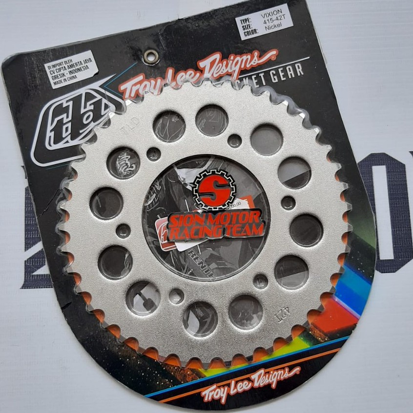 415-42T เกียร์หลัง Yamaha Vixion / NVL / NVA / Byson / R15 / Scorpio / Xabre / SZ 150 Troy Lee Desig