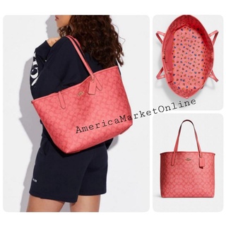 กระเป๋า COACH/ City Tote In Blocked Signature Canvas (COACH CA157)