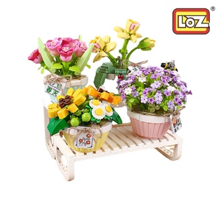 LOZ มินิบล็อก Micro Plant II มีให้เลือก 2 แบบ Spring &amp; Summer Potted Plants (รหัส 1673-1674)