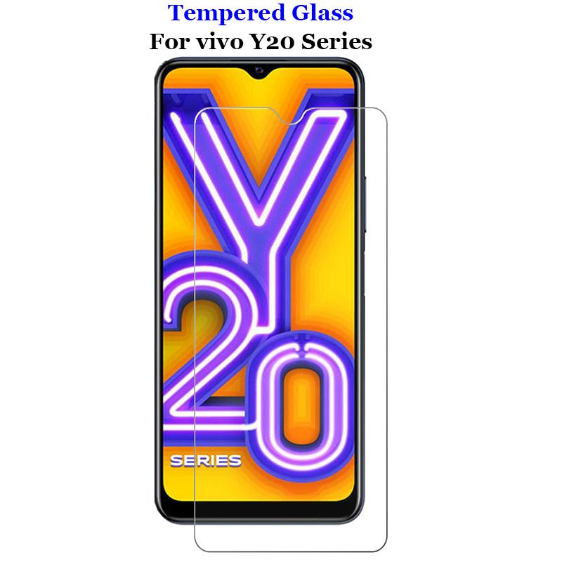 ใช้งานร่วมกับสําหรับ vivo Y20 Y20i Y20s Y20a Y20G Y20T กระจกนิรภัยใส 9H 2.5D พรีเมี่ยมป้องกันหน้าจอร