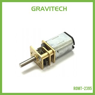 [Gravitechthai]50:1 12V 25mm Metal Gearmotor with 4mm D-Shaft 200RPM@12V