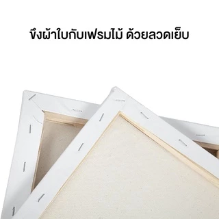 เฟรมผ้าใบ เฟรมวาดรูป ผ้าใบวาดรูป Canvas Frame WAKU 40*50/40*60/50*50/50*60/50*70/60*80/70*90cm.