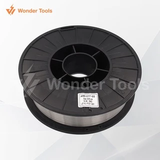 ลวดเชื่อมฟลักซ์คอร์ (FLUX CORE) 0.8 mm/1.0mm ( ม้วน 5 กก.)ลวดเชื่อมมิ๊กฟลักคอ ซีโอทูCO2