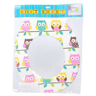 ถูกที่สุด✅  บิ๊กซี แผ่นฟองน้ำรองนั่งชักโครก รุ่น TS-33 BIG C Sponge Toilet Seat Cover TS-33