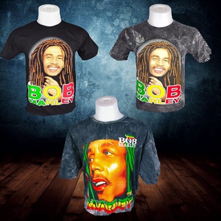 เสื้อยืด ลาย BOB MARLEY  ใส่สบาย สไตล์วัยรุ่น