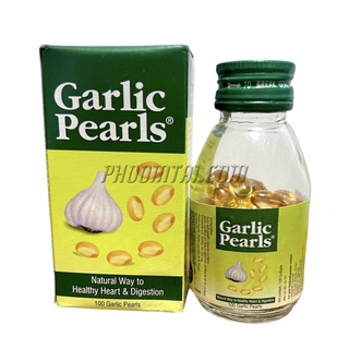 น้ำมันกระเทียม Garlic Pearls ( 100 แคปซูล)