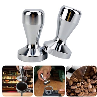 ที่กดผงค้อนกดผงสแตนเลสแทมเปอร์กดกาแฟ Stainless Steel Coffee Tamper Machine Espresso Press Flat Base 51mm 53MM แทมเปอร์