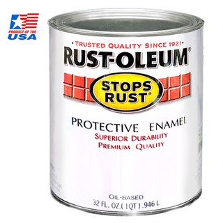 สีน้ำมันอัลคิด ป้องกันสนิม รัสต์โอเลี่ยม ( 0.946 ลิตร ) Rust Oleum INDUSTRIAL ENAMEL FINISHES