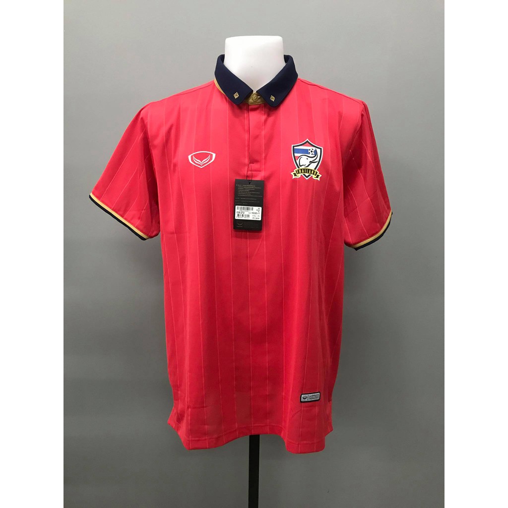 เสื้อฟุตบอลทีมชาติไทย 2016 สีแดง ใหม่ป้ายห้อย ของแท้ 100%