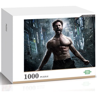 จิ๊กซอว์ไม้ปริศนา รูปภาพยนตร์ Marvel Wolverine 2022 DIY สําหรับตกแต่ง 500 ชิ้น