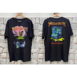 เสื้อวง MEGADETH CONTAMINATED ลิขสิทธิ์แท้ นำเข้าจาก USAS-5XL