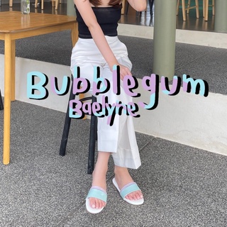 Bubblegum Baelyne รองเท้าแตะแบบสวม พื้นนุ่ม (ไม่ต้องบวกไซส์)