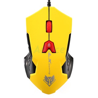 USB Optical Mouse NUBWO (NM-60 LEDOLF) Yellow/Black