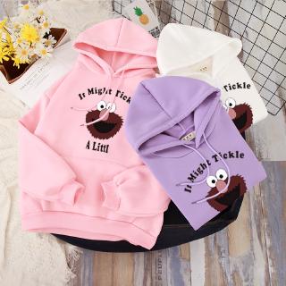 ผู้หญิงเกาหลี Oversize Multicolor Hoodie Outwear เสื้อแขนยาว Hoodies หลวมเสื้อกันหนาวเสื้อคู่สวมใส่