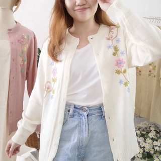 Embroidery cardigan คาดิแกนงานปักมือ